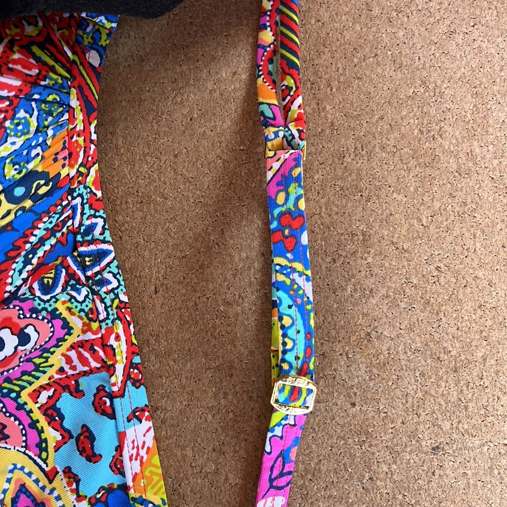 Bleu Rod Beattie Printed Swim  Bikini Top - Picture 10 of 11